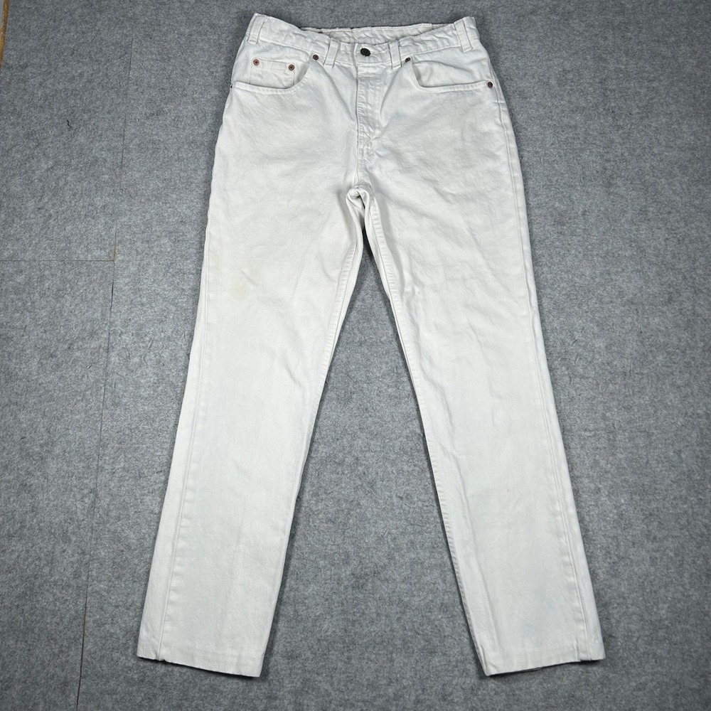 Levi's Denim Jeans Mens 32 White 531 Athletic Slim Fit Vintage Casual Workwear